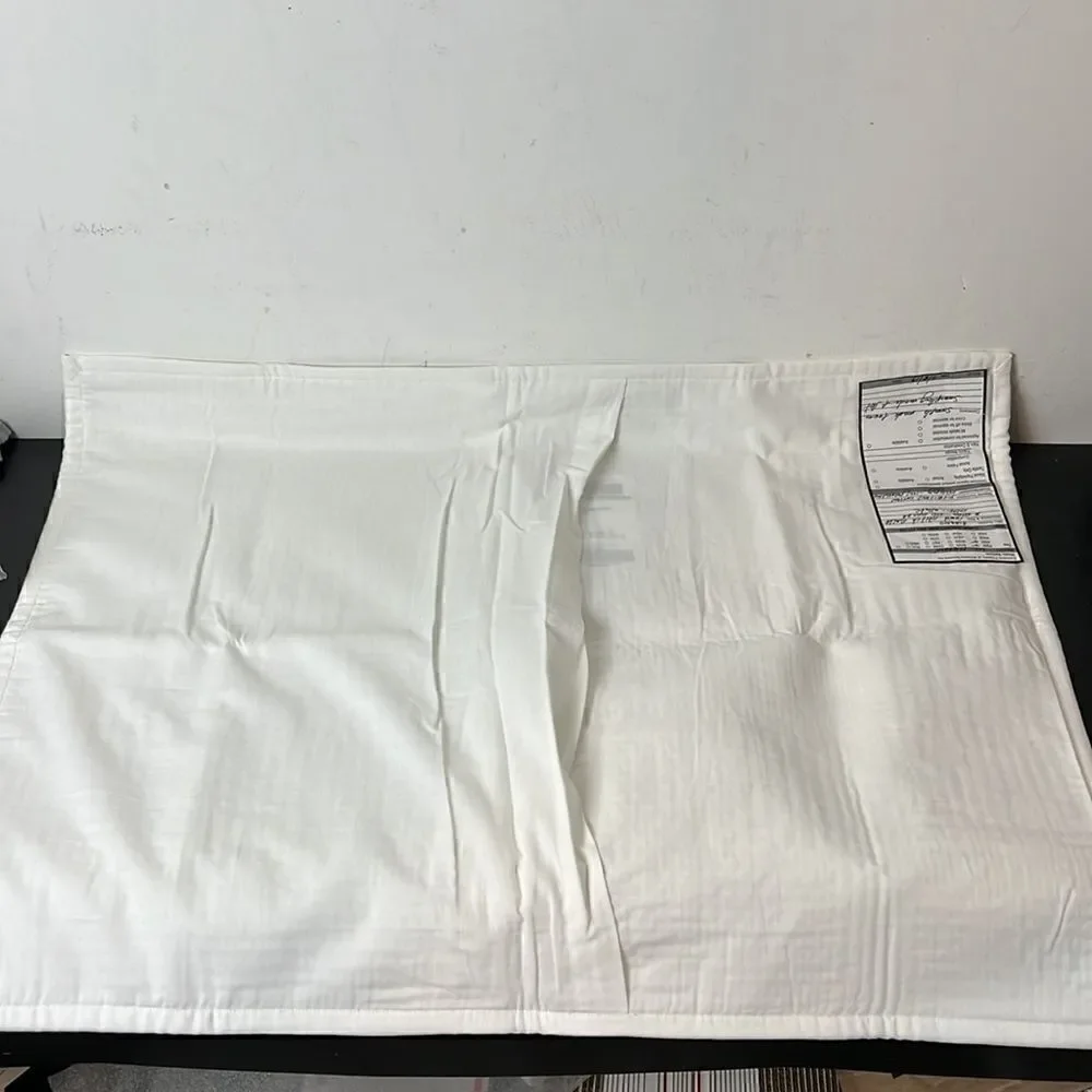 Pottery Barn Grid stitched sham